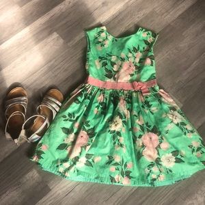 Carter’s Green Floral Dress